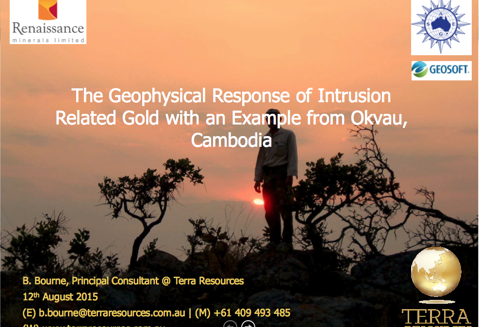 Presentation – The Geophysical Response of Intrusion Related Gold