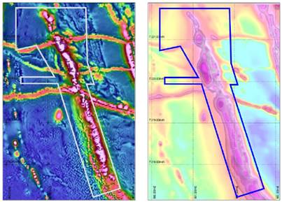 Magnetics survey defines target zone – RC drilling to commence mid February