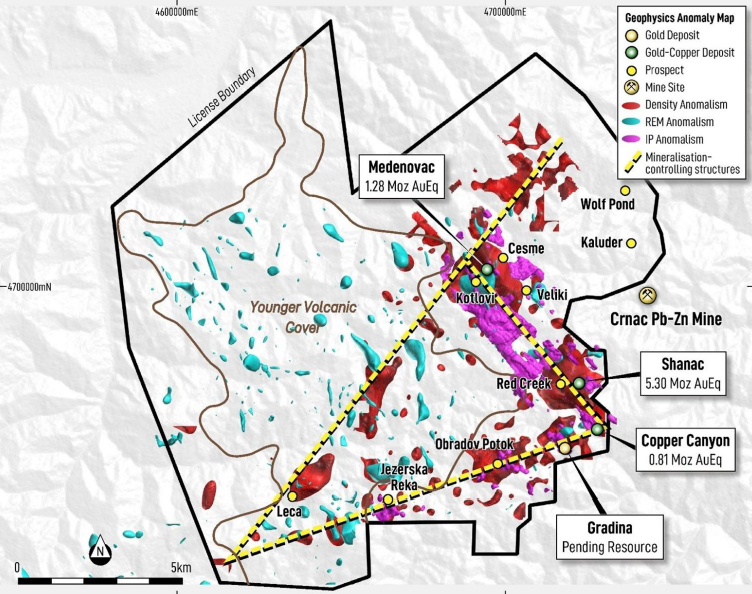 New Project-scale Structural Framework at Rogozna Supports Multiple New Porphyry Targets