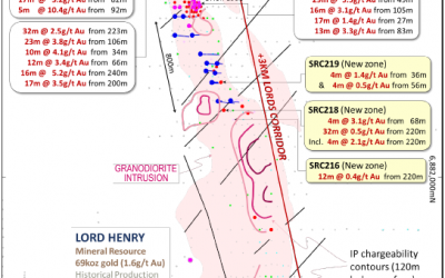 Significant Gold Targets Defined at Depth as the Lords Corridor Continues to Grow Sandstone Gold Project