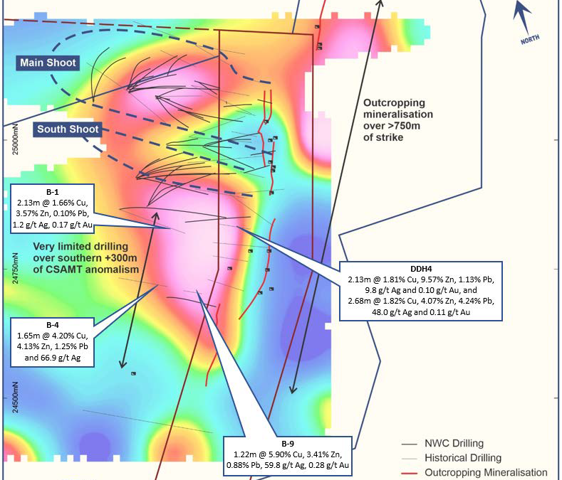 Significant New Exploration Target Identified Immediately Along Strike from Antler Copper Deposit
