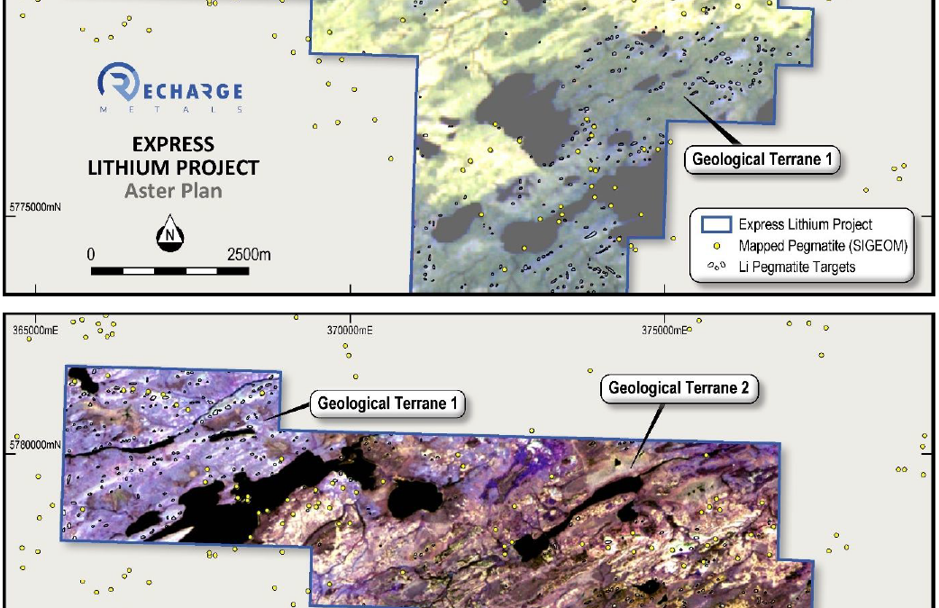 Significant Targets Identified at the Express Lithium Project, James Bay Canada