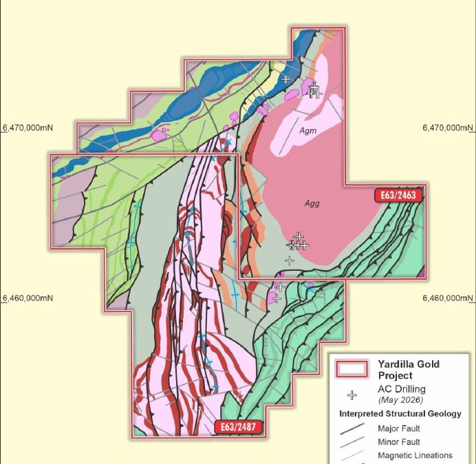 Yardilla Gold Project Exploration Update